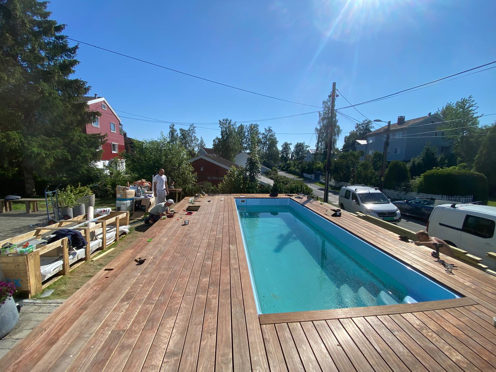 Bygging av terrasser